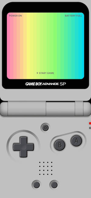 Game Boy Advance SP Estilo Retro - Fondos de Pantalla 4K