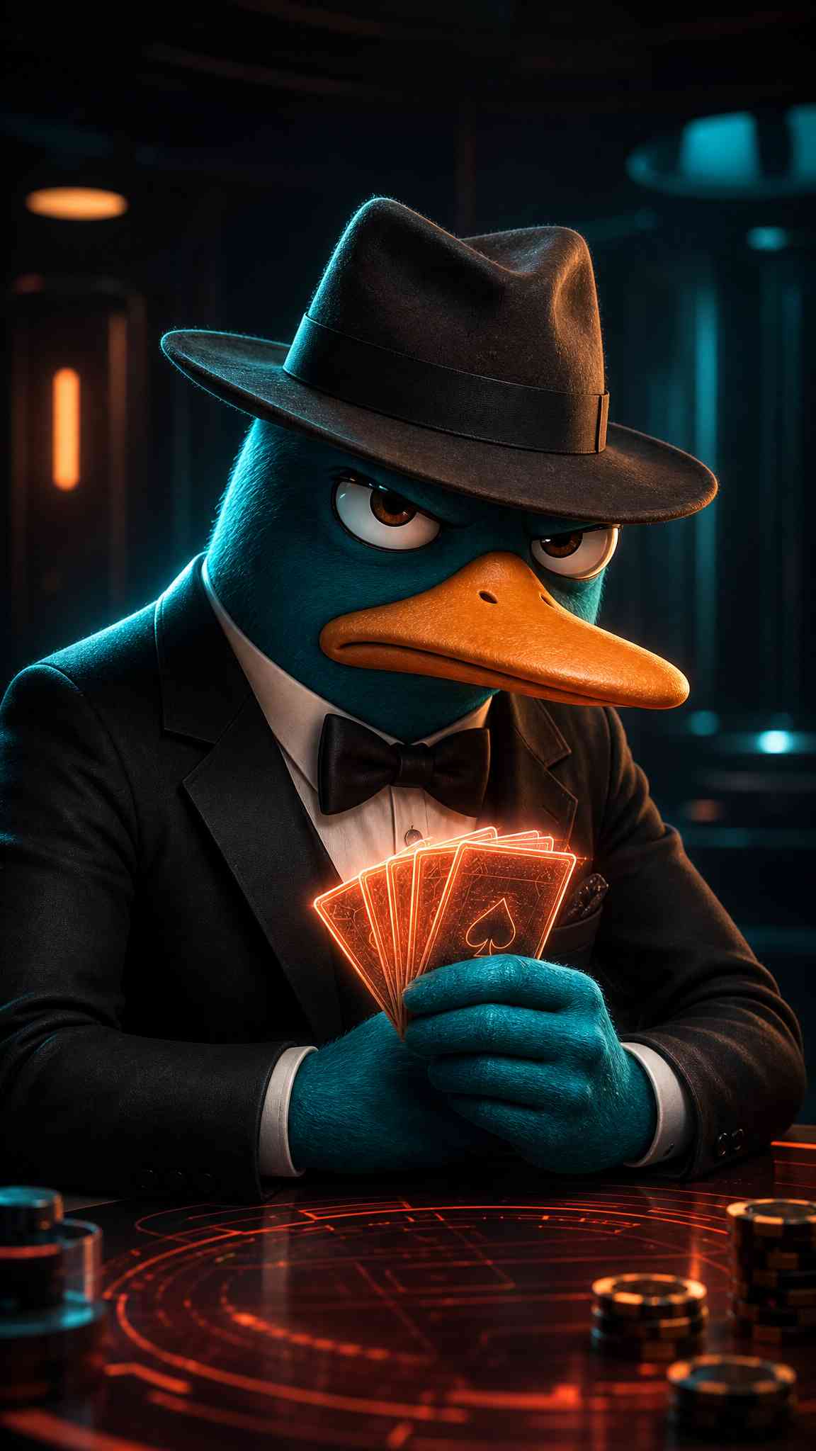 Perry the Platypus Agent P - 4K Phone Wallpaper
