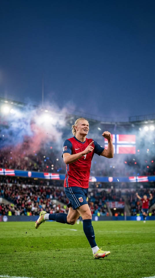 FIFA Match Today - Erling Haaland Jubel 4K Wallpaper