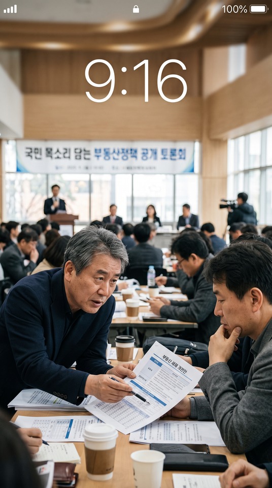 Taxation and Real Estate Reform Debate - 4K Wallpaper