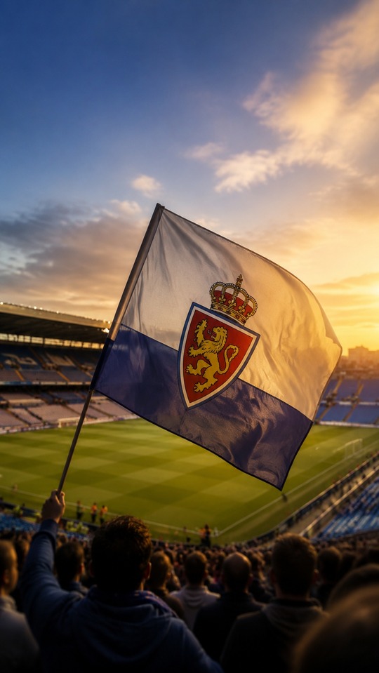 a gain Real Zaragoza Cinematic Sports - 4K Wallpaper