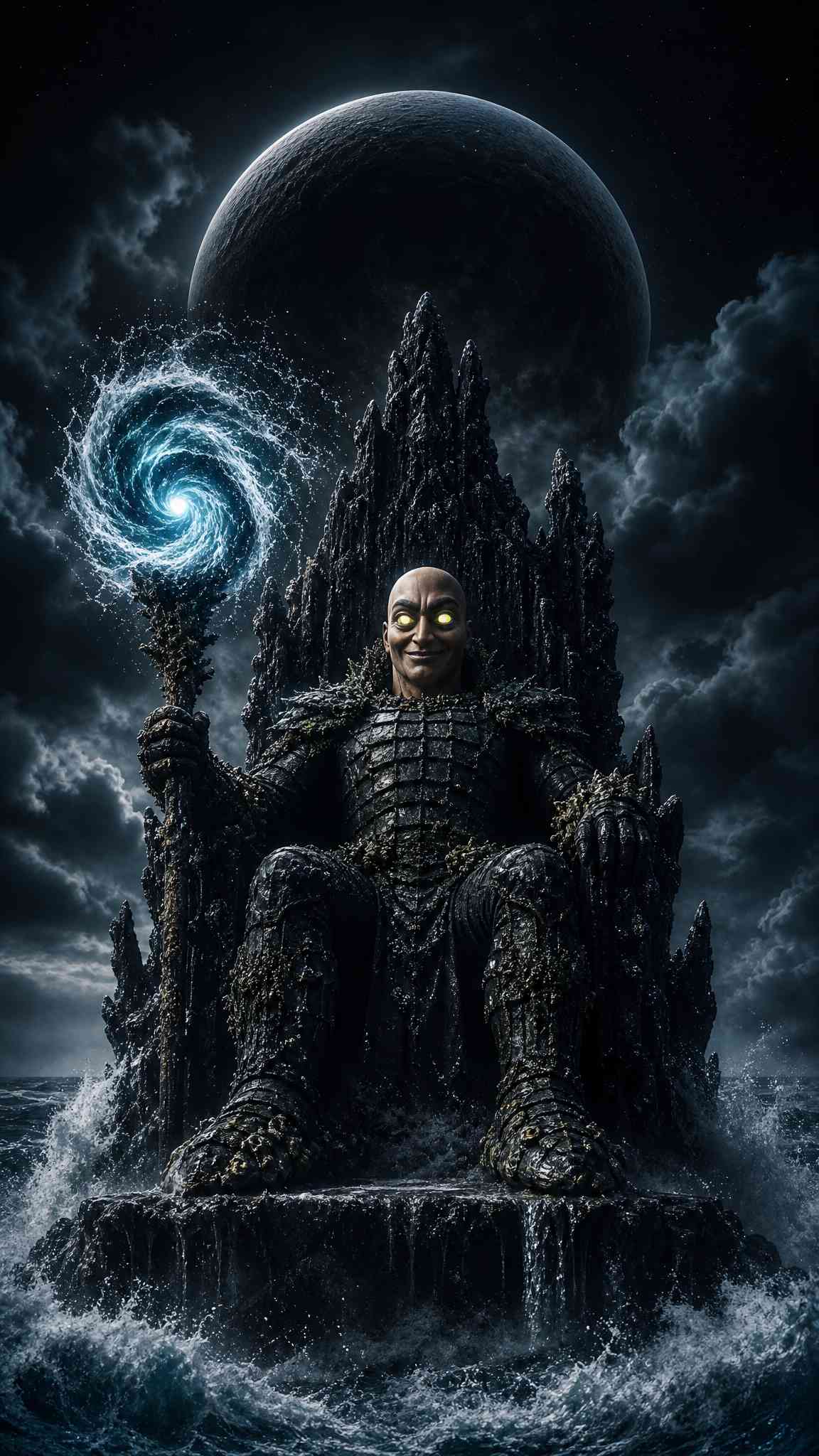 Dark Fantasy King Throne - 4K Wallpaper