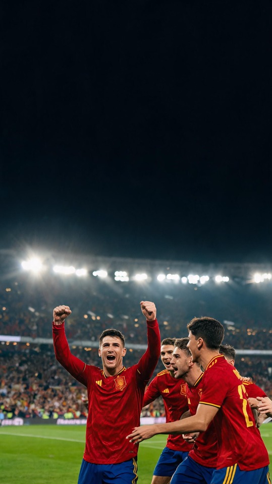 Celebración Selección Española - bom Fondos 4K