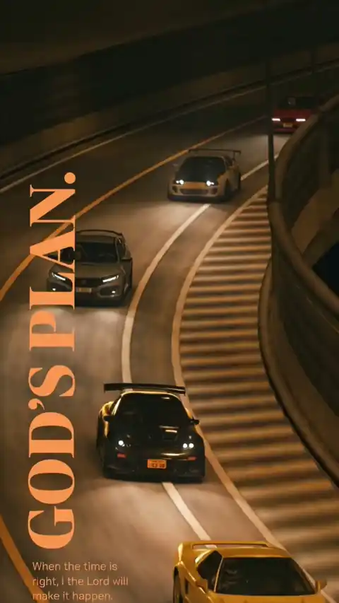 JDM Night Highway Motion - Live Wallpaper
