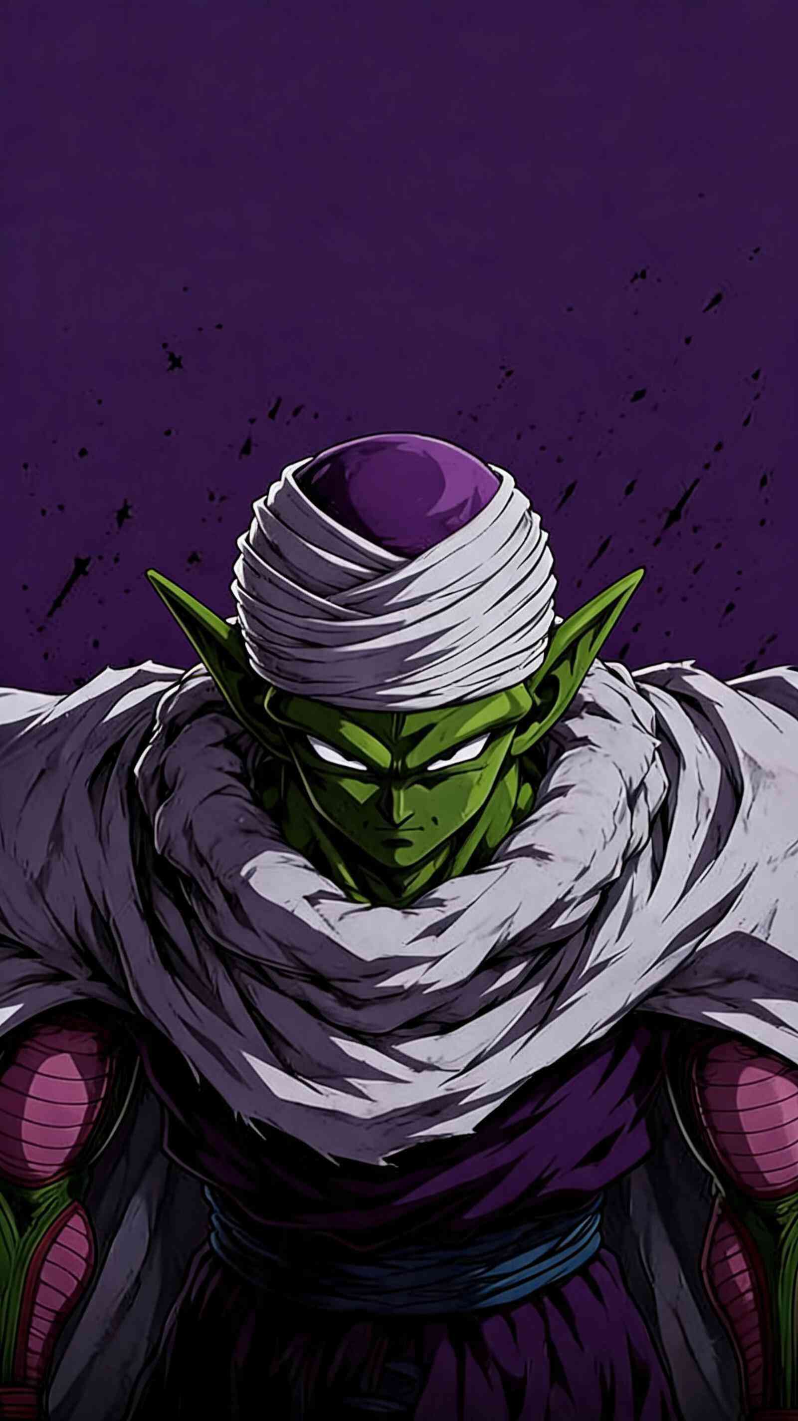 Piccolo Dragon Ball Dunkel Amethyst 4K Handy Wallpaper