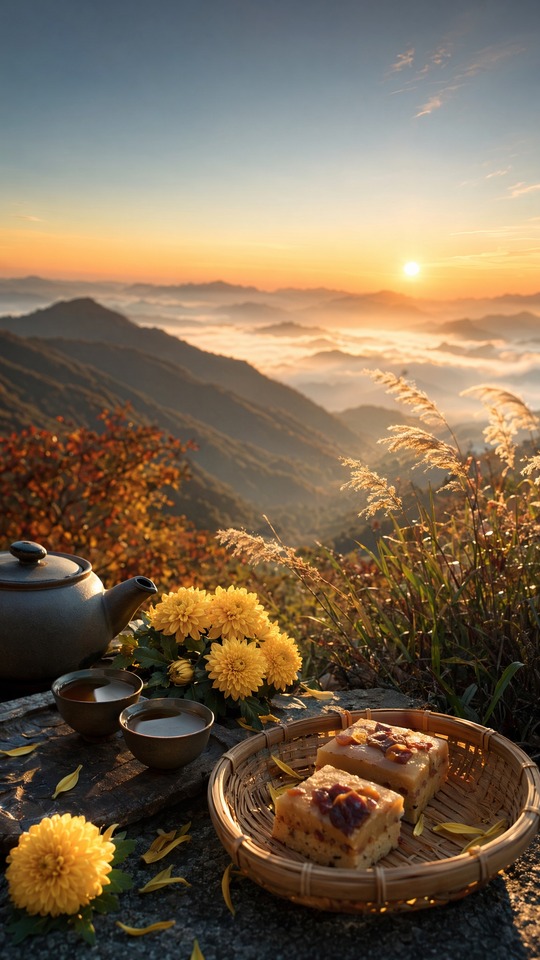 Double Ninth Festival Mountain View - 4K Wallpaper
