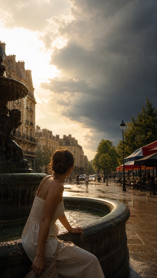 Nouvelle Canicule Paris Summer Storm - 4K Wallpaper