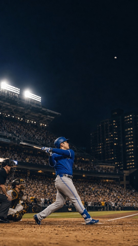 Kazuma Okamoto Home Run Action - 4K Wallpapers
