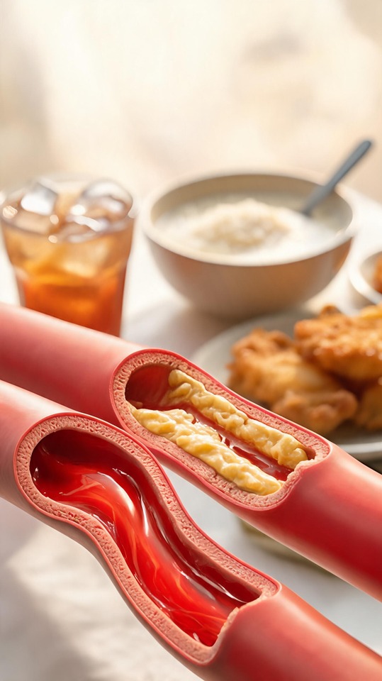 Blood Vessel Health vs Atherosclerosis - 4K Wallpapers