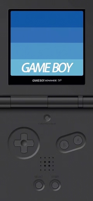 Game Boy Advance SP Konsole - 4K Hintergrundbild