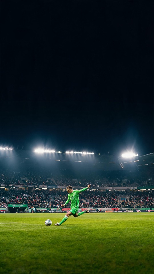 2 fußball-bundesliga Wolfsburg Action - 4K Wallpaper