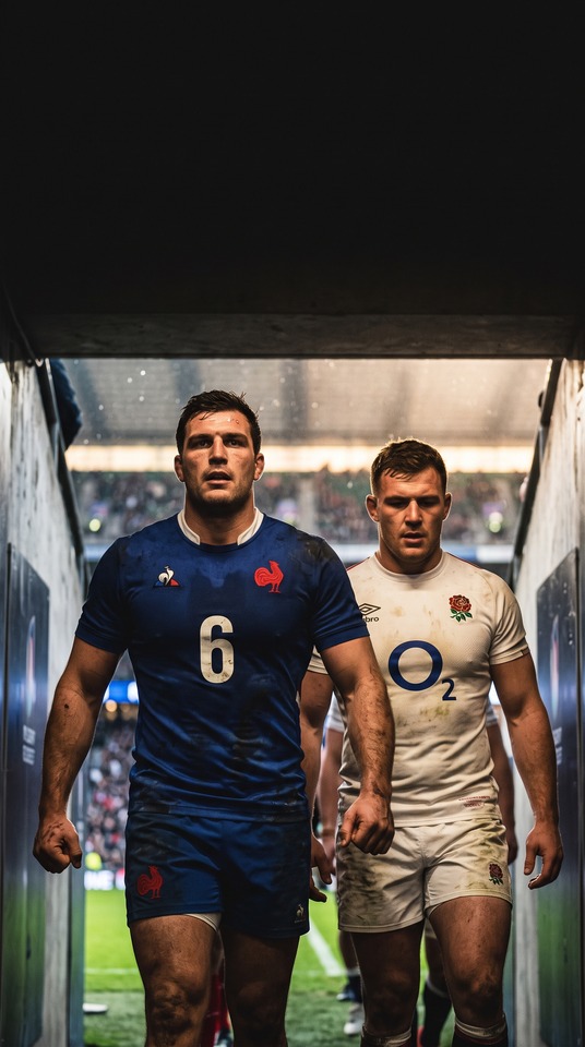 France vs England Rugby Match - 4K Sports Wallpaper
