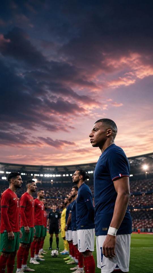 France vs Morocco World Cup 2026 - 4K Football Wallpaper