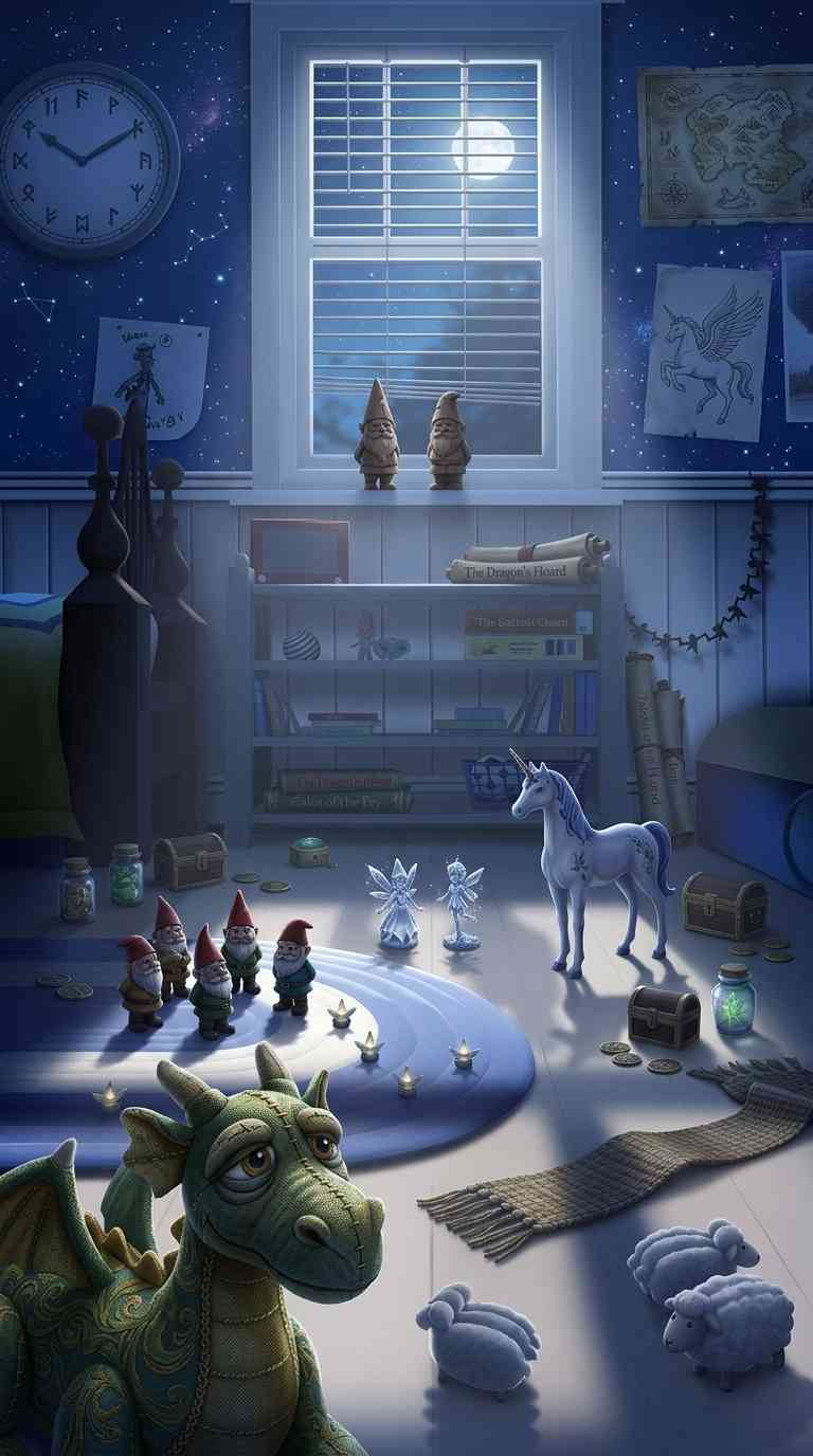 Magical Fantasy Bedroom & Toys - 4K Wallpapers