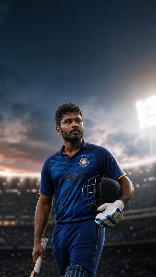 Sanju Samson Cricket Indien - 4K Handy Wallpaper