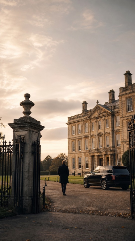 Althorp House Prince Harry Trip - 4K HD Background
