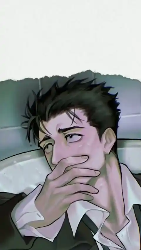 Moody Anime Man Bathtub - Live Wallpaper