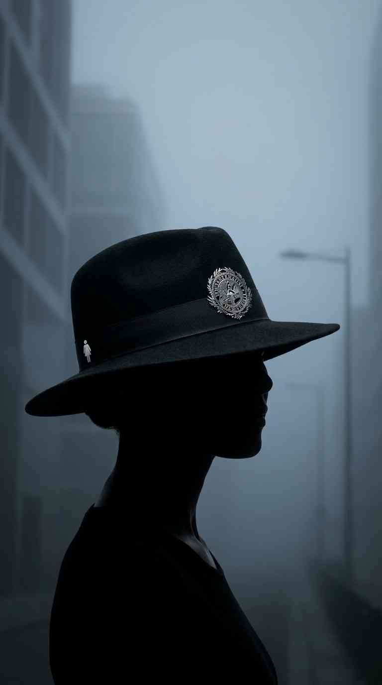 Mysterious Silhouette Fedora - 4K Phone Backgrounds