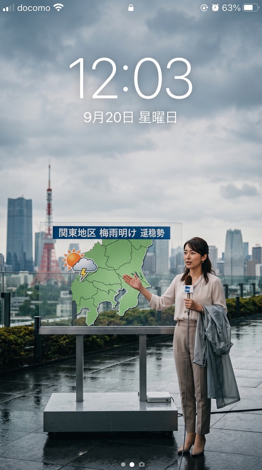 Kanto Rainy Season End - Tokyo Weather 4K Wallpaper