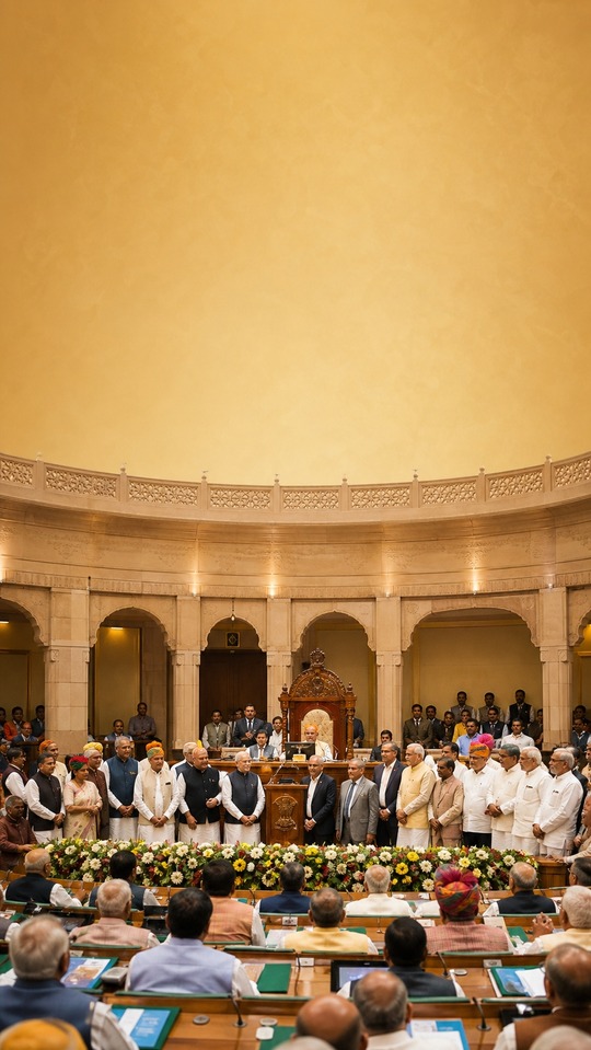 र जस थ न - Rajasthan Legislative Assembly 75th Anniversary 4K Wallpaper
