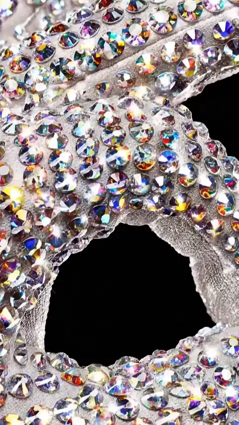 Luxuriöser Glitzernder Strass - Live Hintergrund