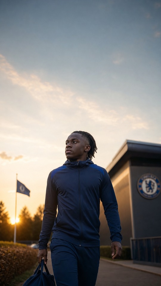 Geovany Quenda Chelsea Arrival - 4K Phone Wallpaper