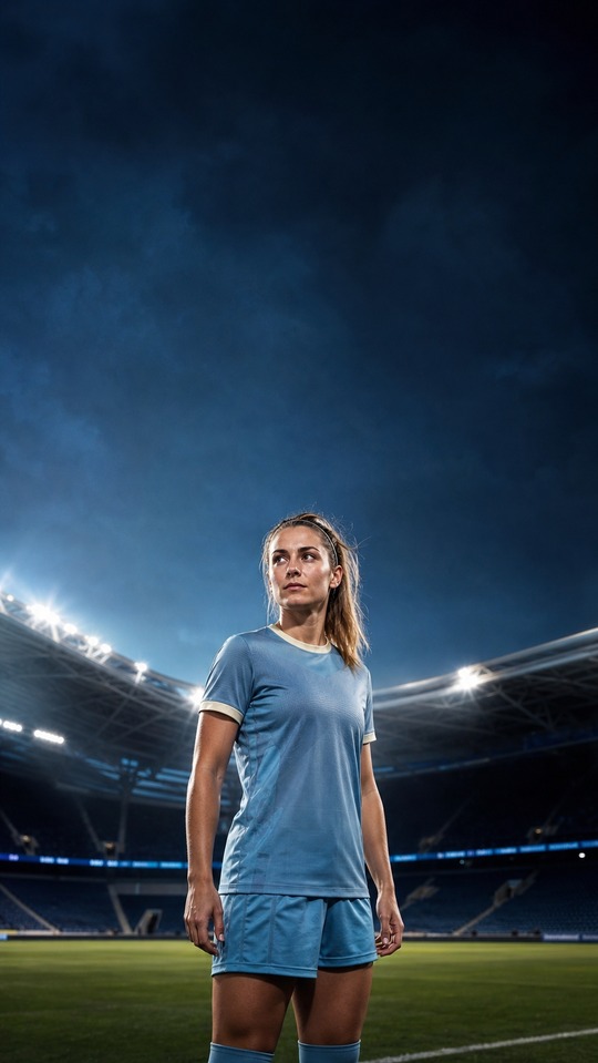 Alexia Putellas Stadium Portrait - 4K Mobile Wallpaper