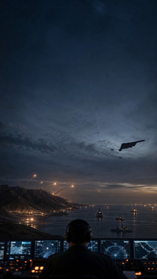 Guerre Iran Etats-Unis - Cinematic Military 4K Wallpaper