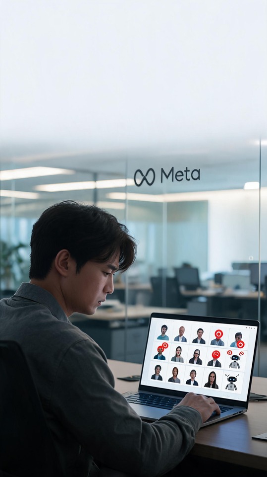 AI Meta Corporate Scene - 4K Wallpapers