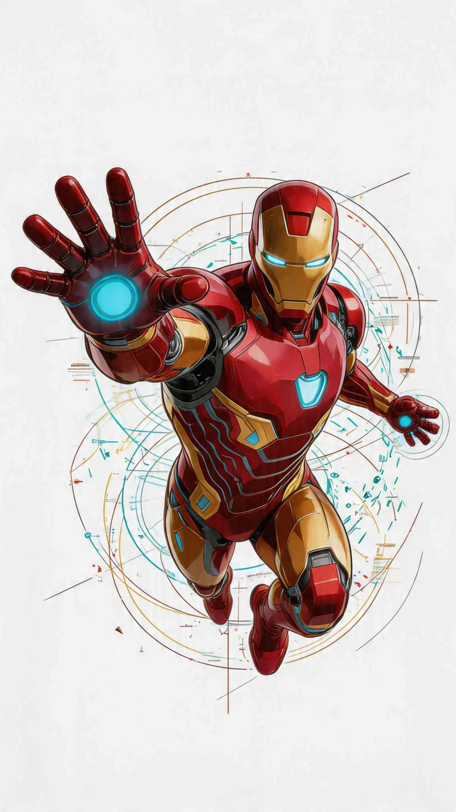 Dynamic Iron Man 4K Phone Wallpaper