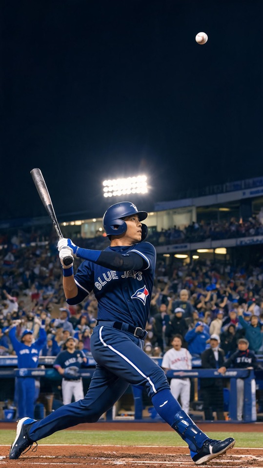 Blue Jays Kazuma Okamoto Record Home Run - 4K Wallpapers