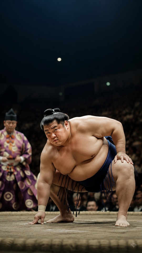 Fujinokawa Sumo Cinematic Style - 4K Phone Wallpaper