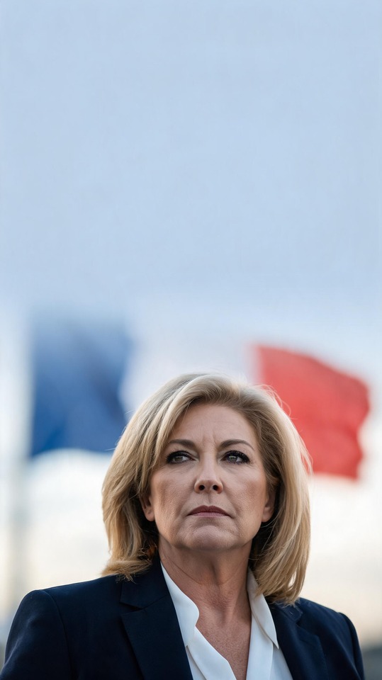 Marine Le Pen Cinematic Portrait - 4K Wallpaper