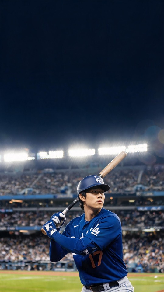 史坦·卡斯滕 & 大谷翔平 道奇隊 - 4K 手機桌布