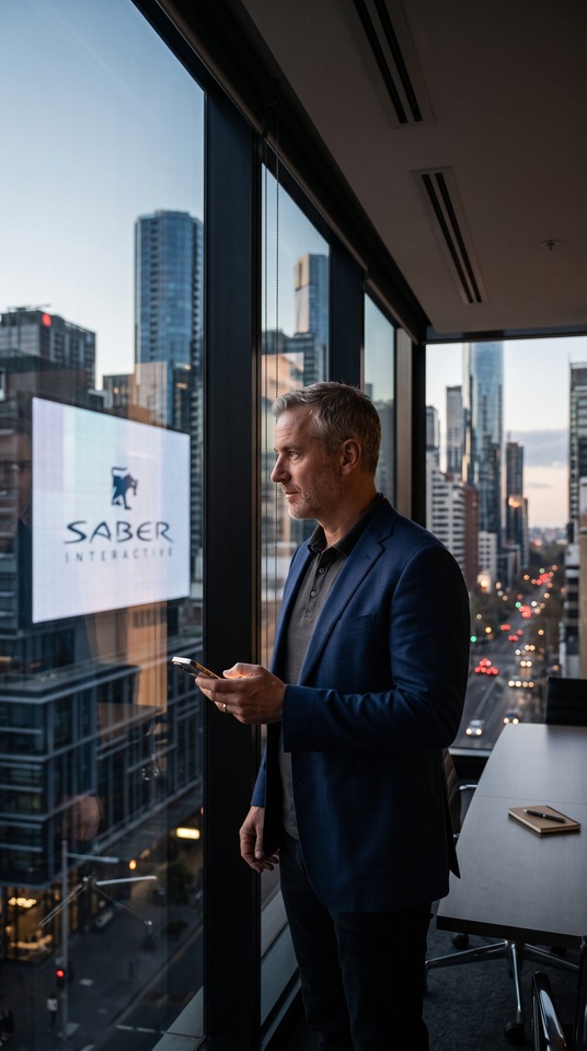 Epic Career Move - Saber Interactive 4K Background