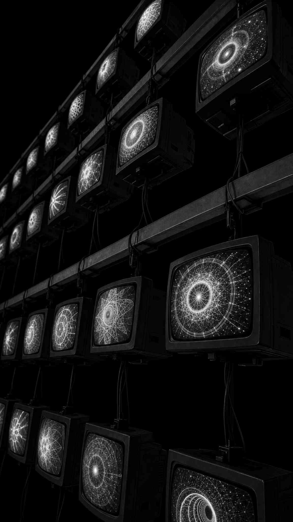 Collection de Fonds d'écran 4K Moniteurs Numériques Abstraits