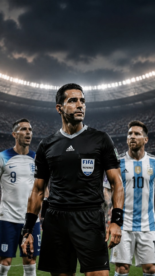 Arbitre Argentine Angleterre: Ismail Elfath - 4K Mobile Wallpaper
