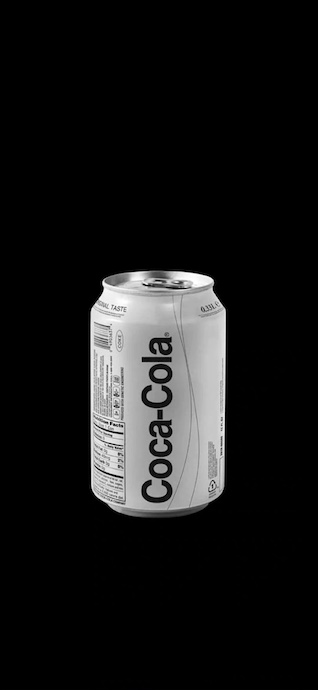 Canette Coca-Cola Minimaliste - Fond d'écran 4K