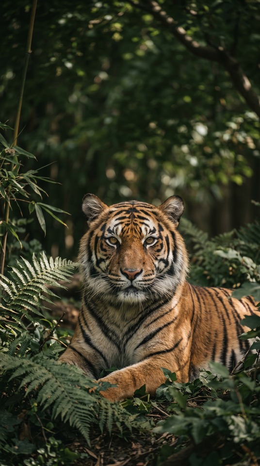Zoo Tiger Rettung - Kinoreifes 4K Hintergrundbild