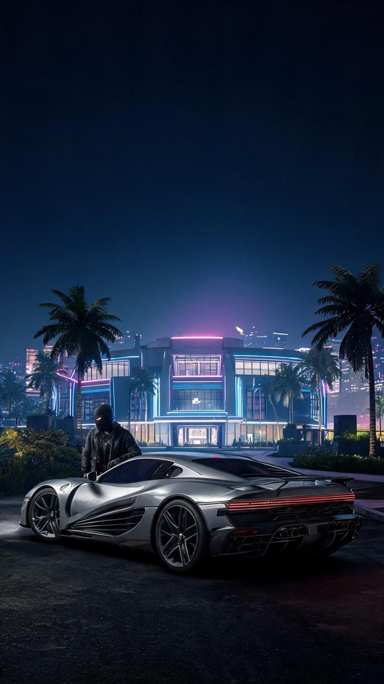 GTA 6 Inspired Cinematic Realism - 4K Lock Screen
