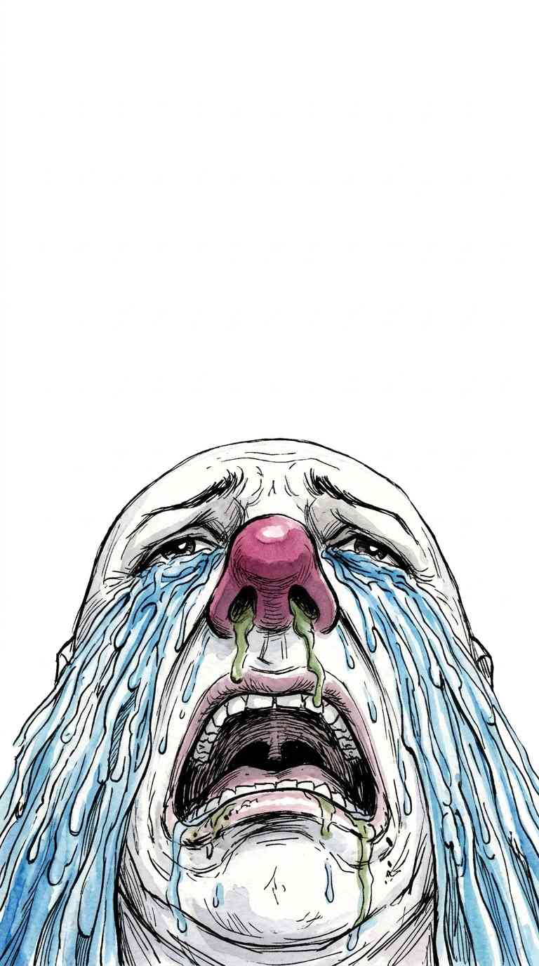 Buggy the Clown Crying - 4K Mobile Wallpaper