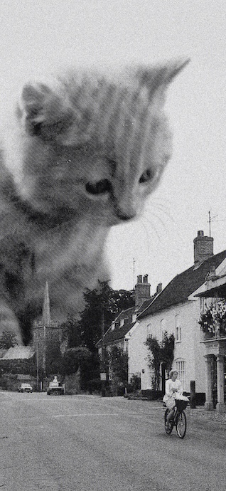 巨大な子猫の超現実 - 4K 壁紙・待ち受け