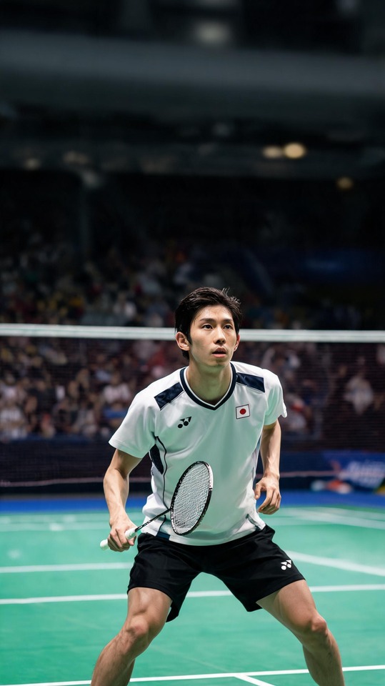 Kento Momota Badminton - 4K Phone Background
