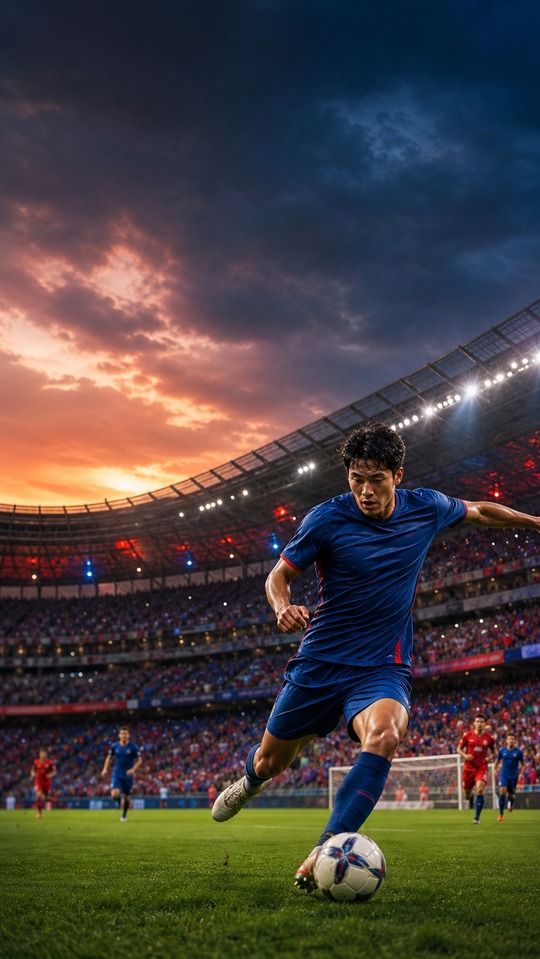 World Cup Soccer Action - 4K Mobile Wallpaper