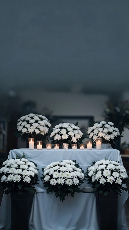 Bugo Obituary Memorial - White Flower 4K Wallpaper
