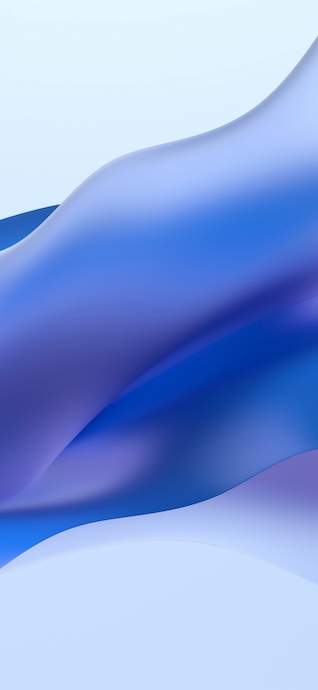 Blaues Fluid Abstrakt - 4K Hintergrundbild