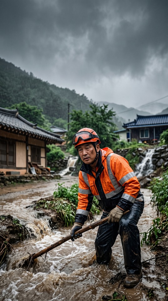 Rescate en Lluvia Intensa - 4K Fondos de Pantalla