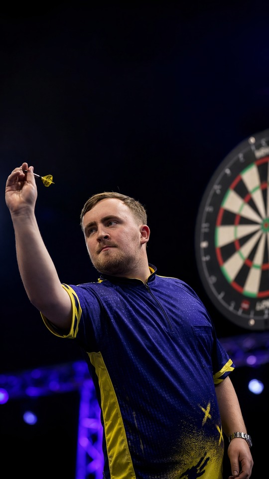 Luke Littler Darts Legend - 4K Mobile Background