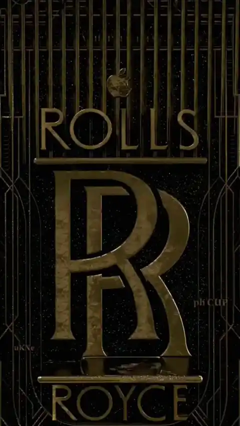 Gold Rolls-Royce Luxury Logo - 4K Moving Wallpaper