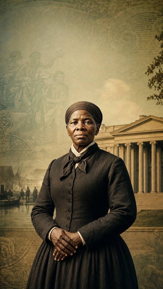Harriet Tubman 20 Dollar - 4K Handy Wallpaper